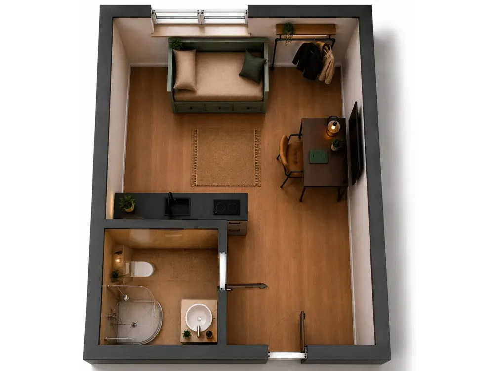 Erstbezug nach Renovierung, Modernes, voll möbliertes Apartment