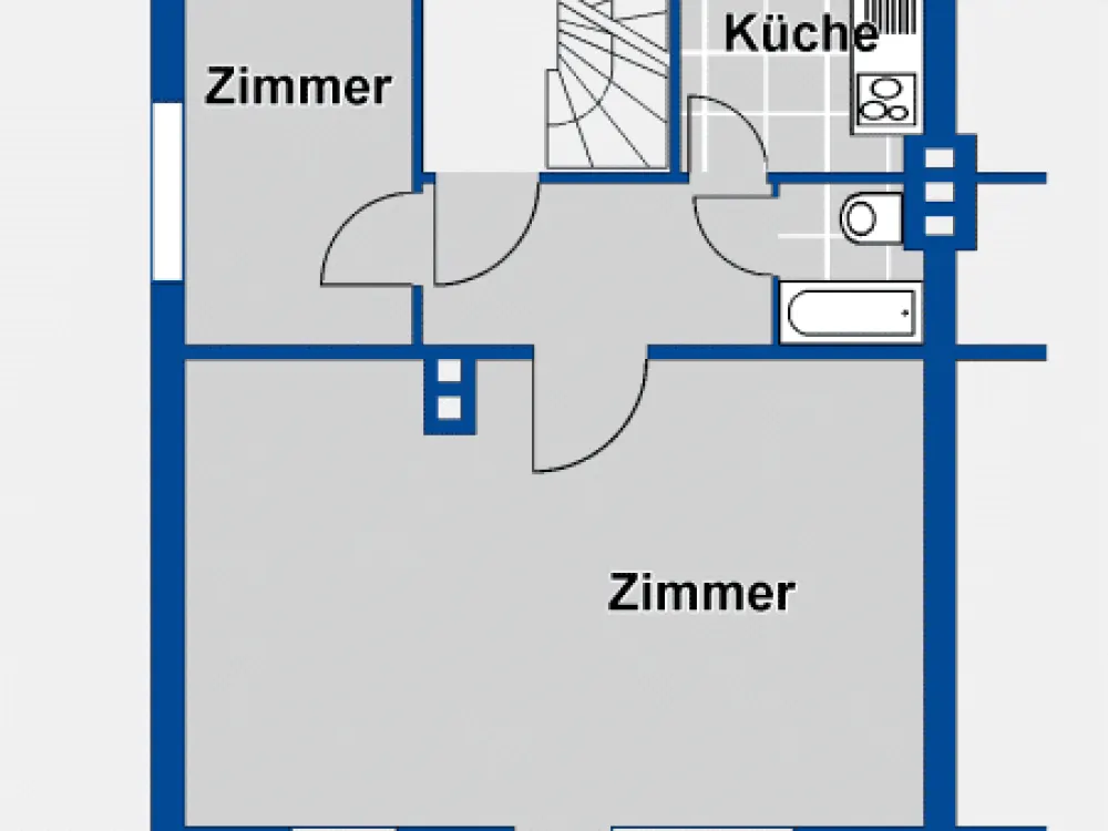 Kleine Wohnung in Eidelstedt mit Terrasse und Garten