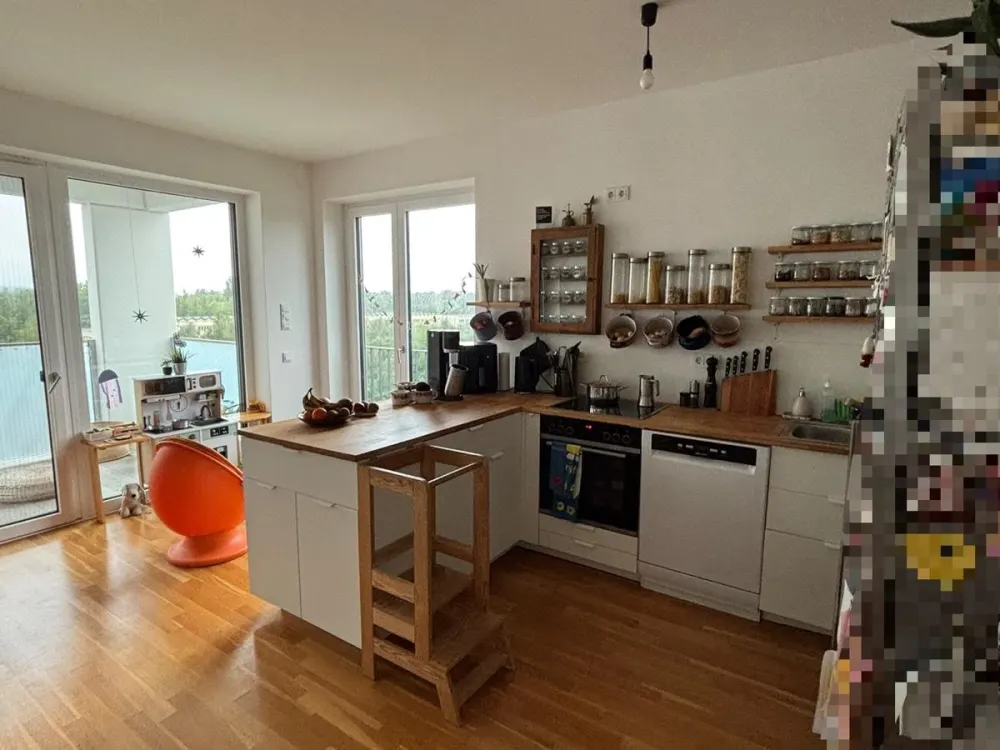 Schöne helle 3 Raum Whg Lindenauer Hafen am Kanal