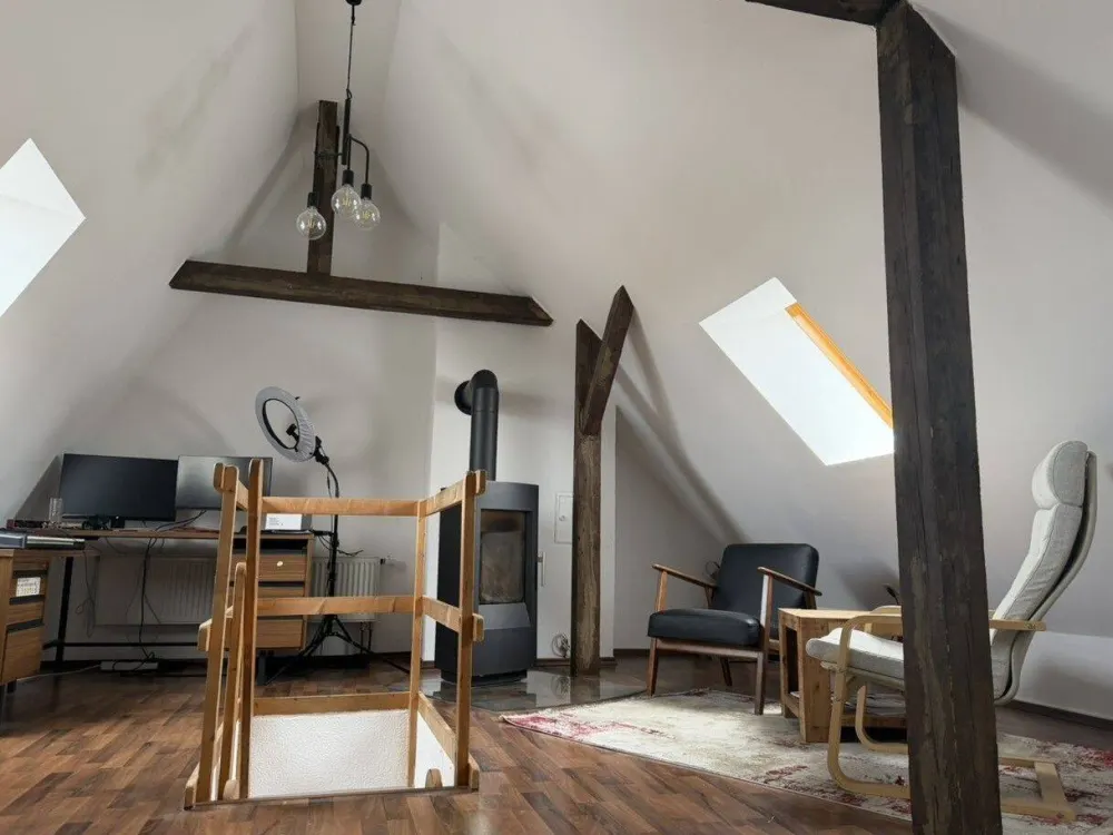 4-Zi.-Maisonette-Wohnung mit Balkon und Einbauküche in ruhiger City-Lage