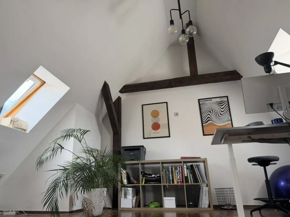 4-Zi.-Maisonette-Wohnung mit Balkon und Einbauküche in ruhiger City-Lage