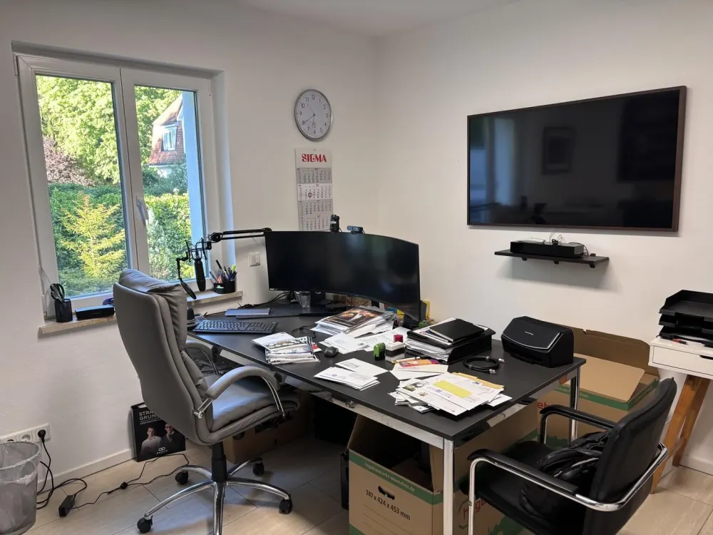 schöne Wohnung/Büro/Lager,gr.Terrasse,viel grün, ökologisch isoliert, Sichere Gewerbesteuerersparnis