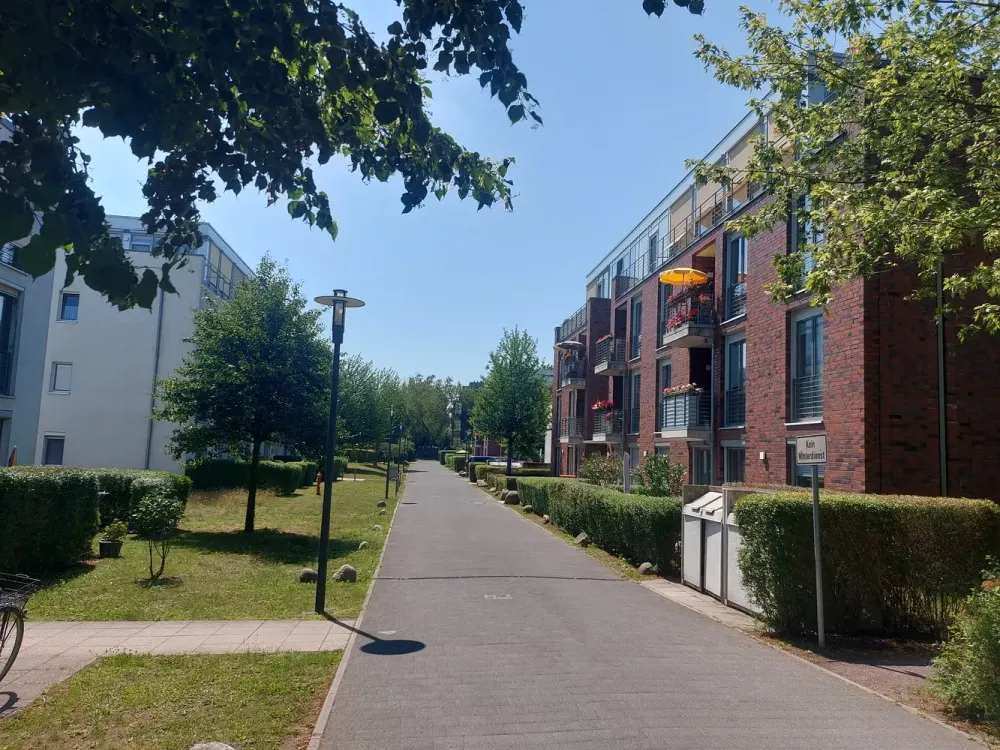 Modernes Betreutes Wohnen 55+: Rollstuhlgerechte 2-Zi.-Terrassenwohnung