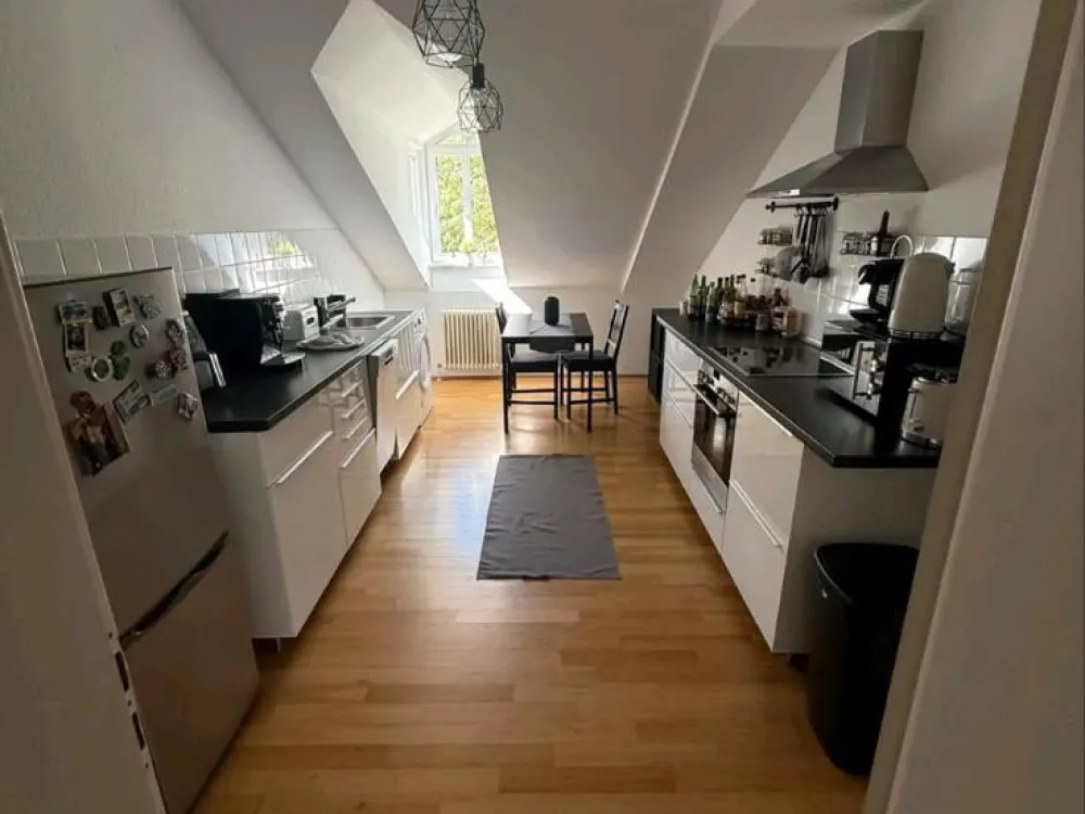 Charming Top-Floor Apartment with 2 Rooms in Göttelborn