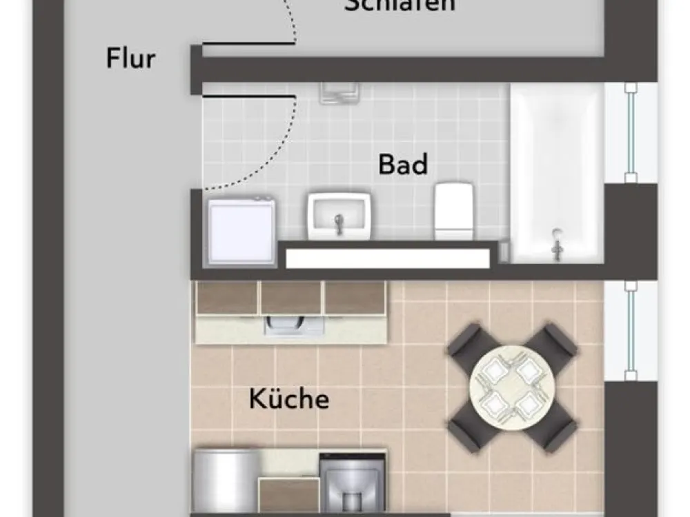 2-Zimmer-Neubauwohnung in Oststeinbek, Erstbezug & moderne Ausstattung - Wentzel Dr.