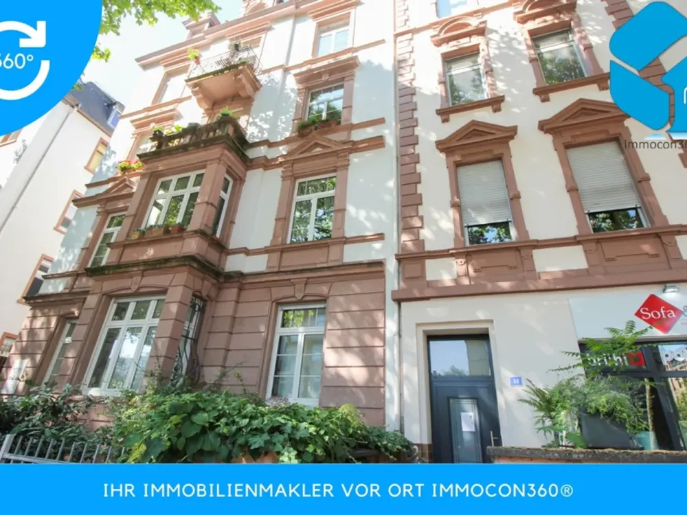 Schöne 5-ZKB Altbauwohnung im 1. OG in Frankfurt-Sachsenhausen!