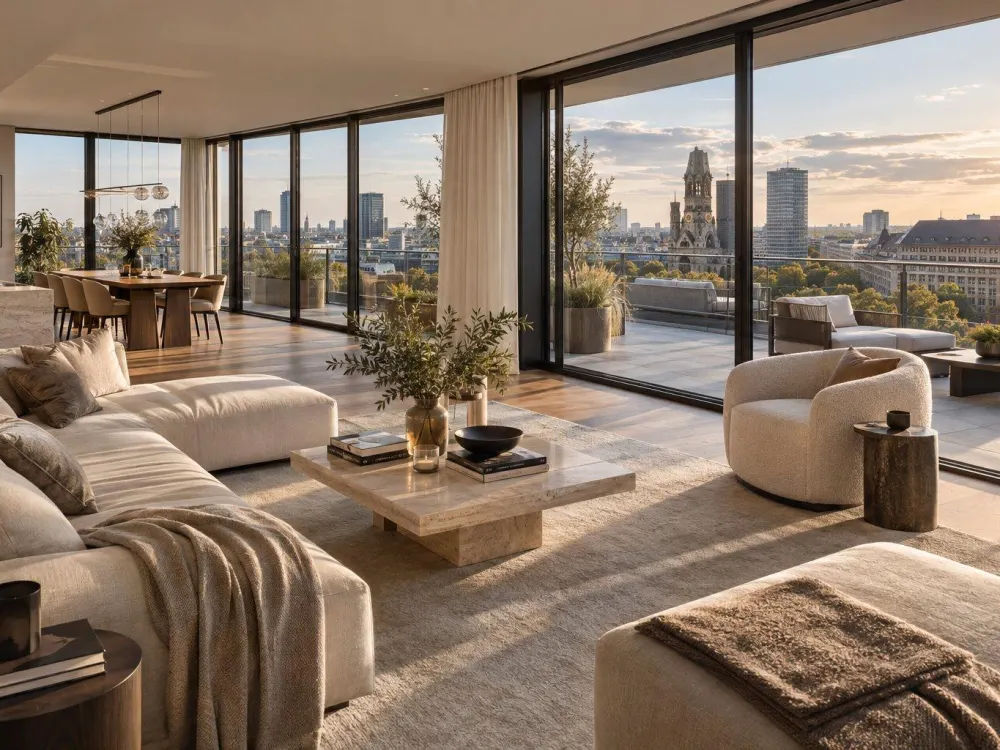 Exklusives Penthouse mit Blick auf Gedächtniskirche und KaDeWe