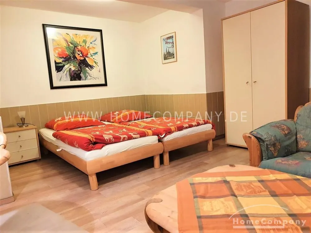 12302 HomeCompany Dresden Möbliert/Furnished Studio Souterrain Apartment in Dresden-Strehlen max. 2 Personen