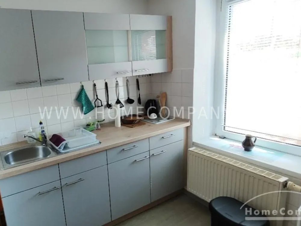 12302 HomeCompany Dresden Möbliert/Furnished Studio Souterrain Apartment in Dresden-Strehlen max. 2 Personen