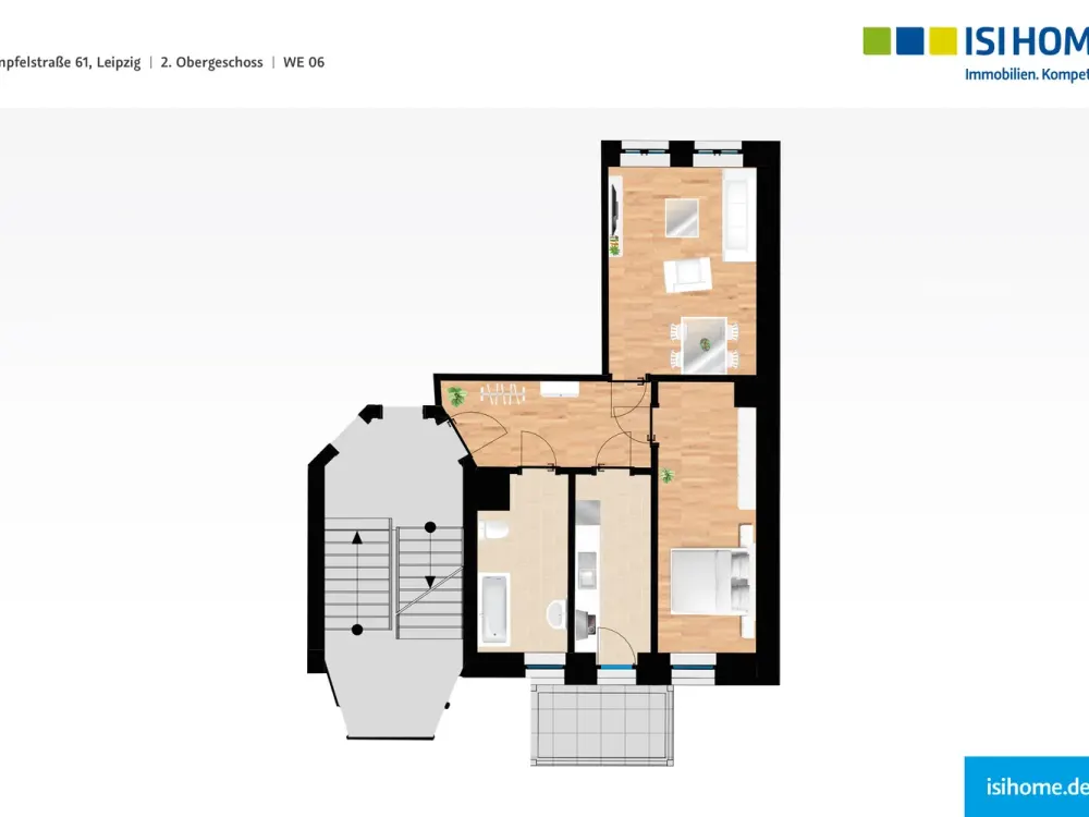 Sanierte 2-Raumwohnung im Herzen von Leipzig - WE11
