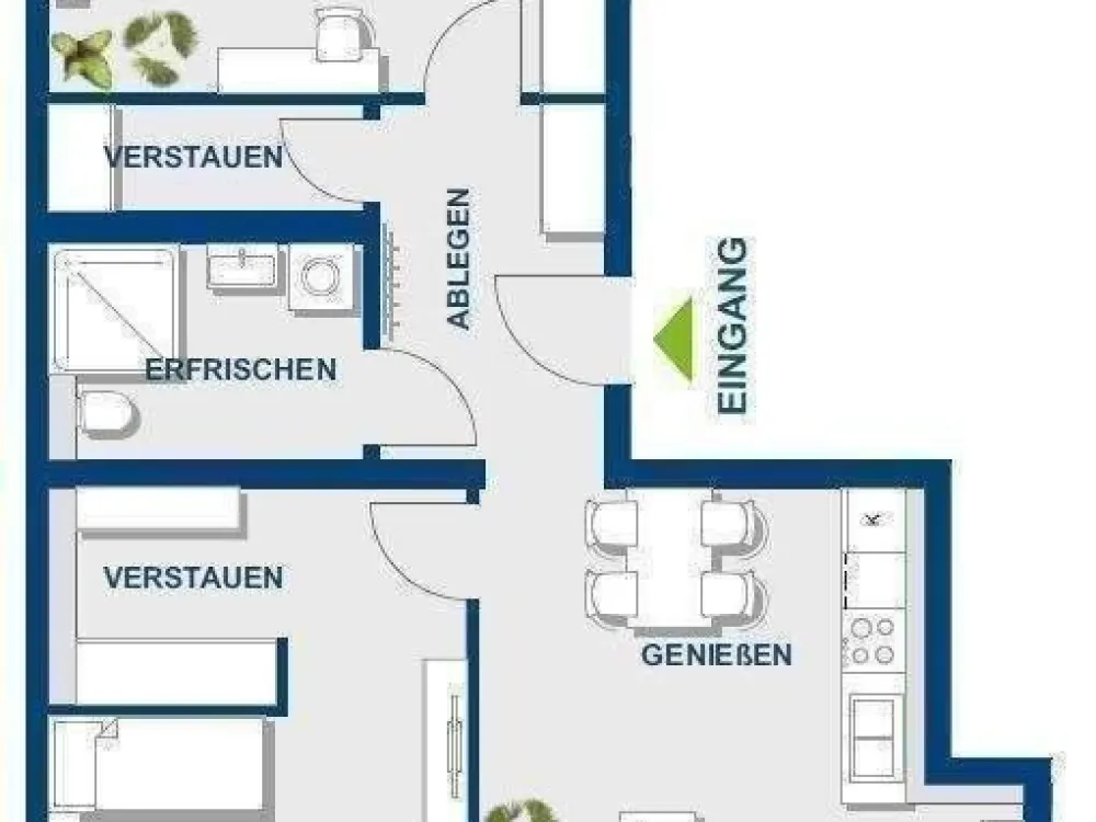 Sofortbezug / Neubau / 3-Zimmer-Wohnung mit Balkon in Berlin-Pankow, stilvoll, modern und optimal geschnitten