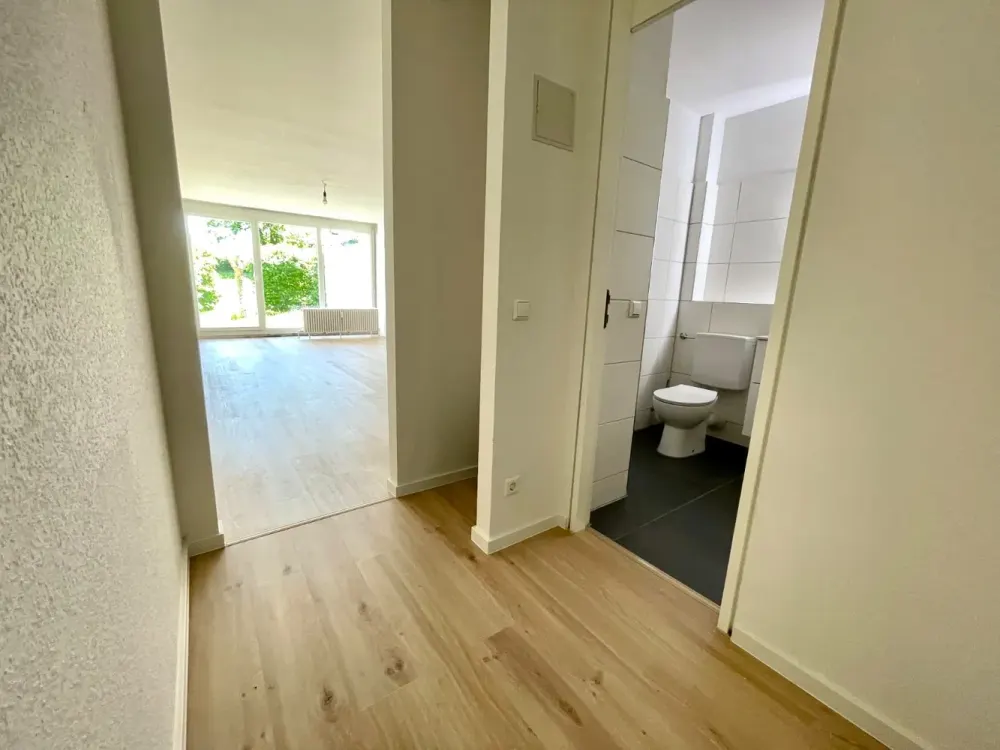 Renovierte 1-Zimmer-Wohnung mit Terrasse und TG-Doppelparker