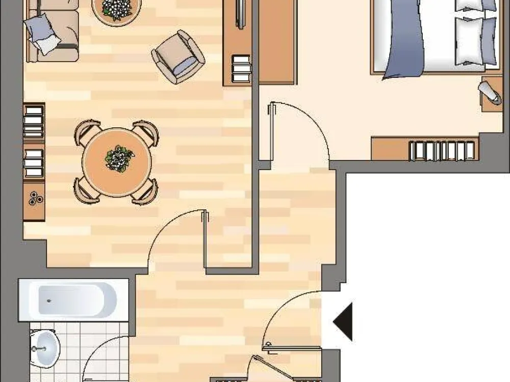Demnächst frei! 2-Zimmer-Wohnung in Dortmund Lichtendorf