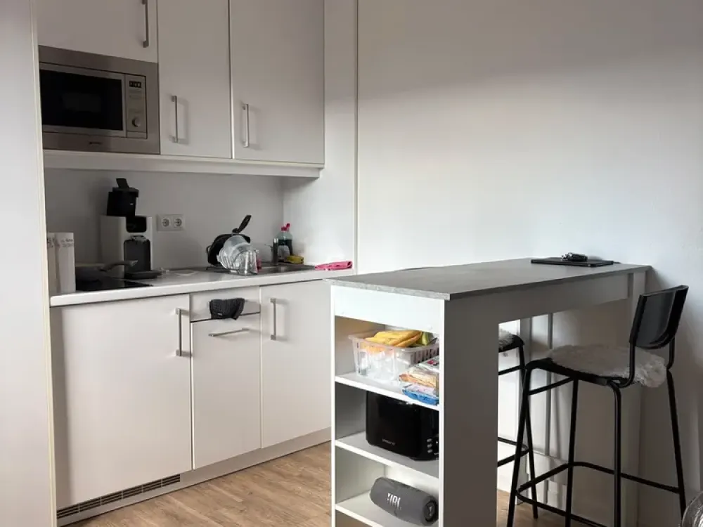 Moderne 1-Zimmer-Wohnung mit großem Balkon und Weitblick
