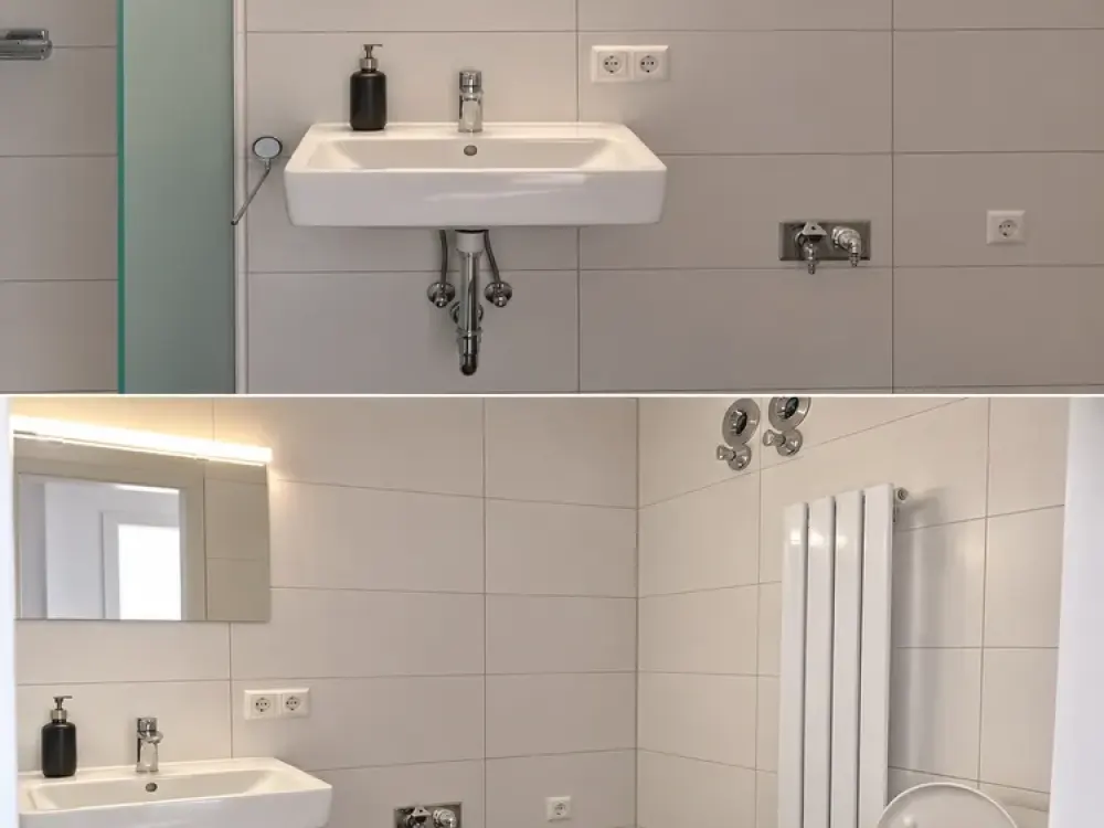 Quiet and Centrally Located Renovated 2-Room Apartment with Balcony in Lindau, Available from 01.11.