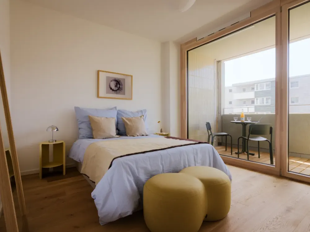 Gemütliche 2 Zimmer Wohnung im Westend! Einbauküche, Balkon und Duschbad