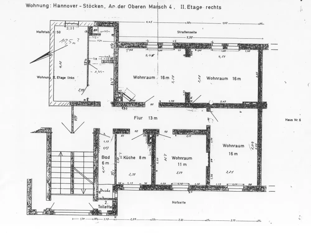 5-Zimmer Wohnung im 2. OG in Hannover-Stöcken