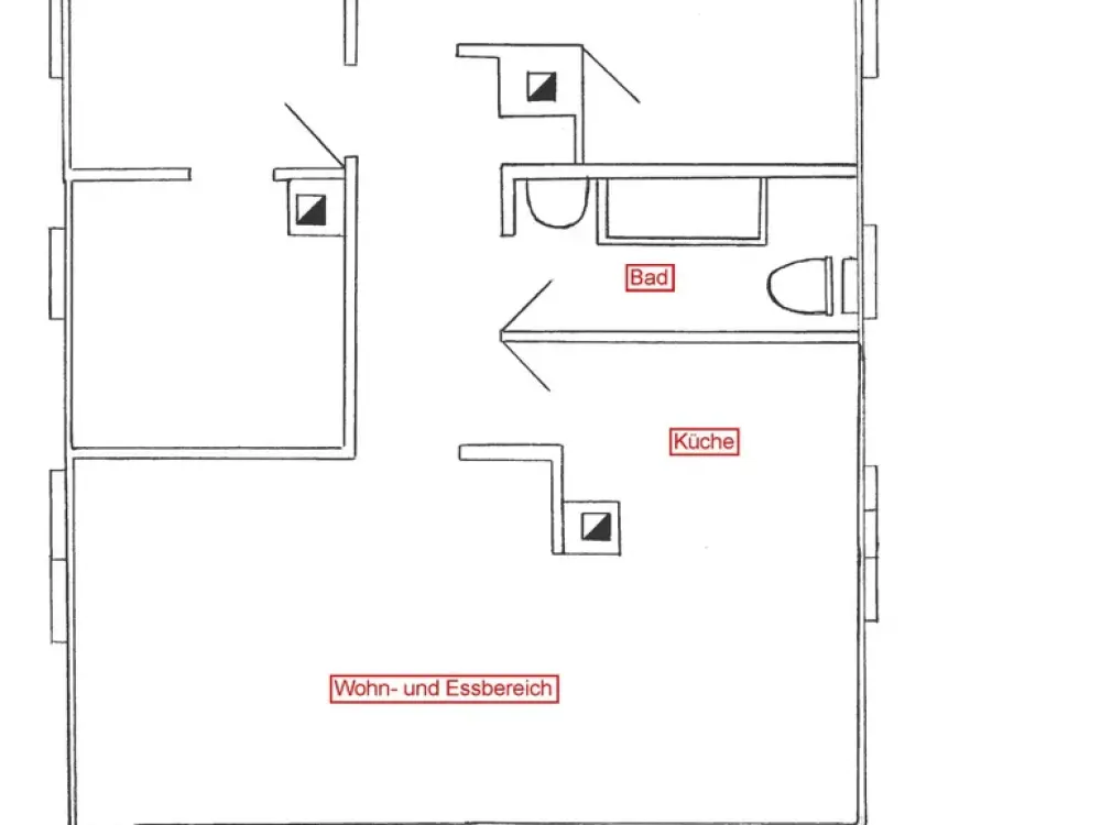 3-Room Attic Apartment in Karlsruhe-Weiherfeld