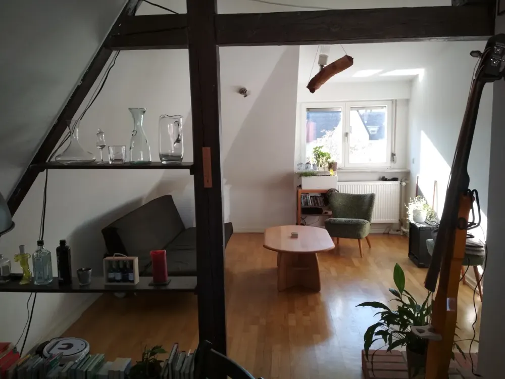 3-Room Attic Apartment in Karlsruhe-Weiherfeld
