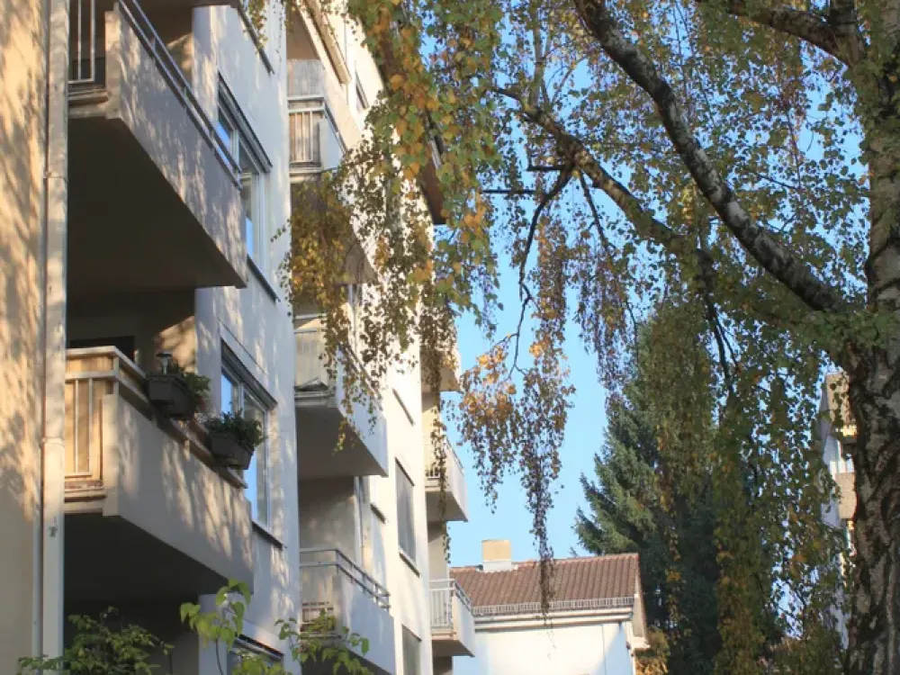 Sanierte Helle 2 Zimmer WHG mit EBK und Balkon in FFM Oberrad