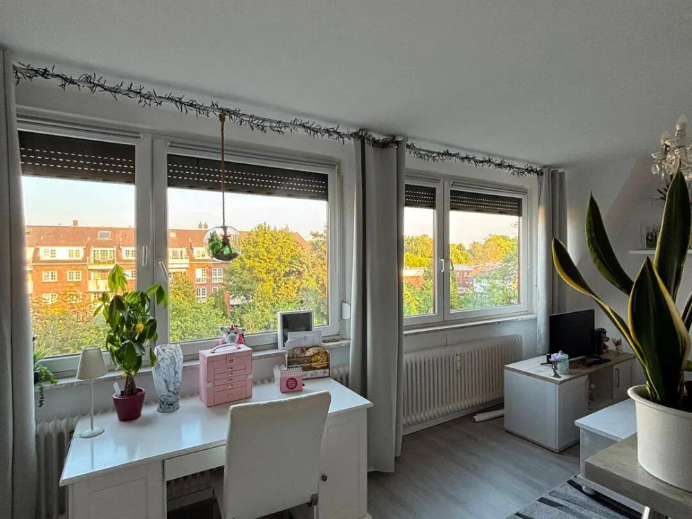 Hübsch u. modern: 1 Zi. Wohnung ab 01.11. frei