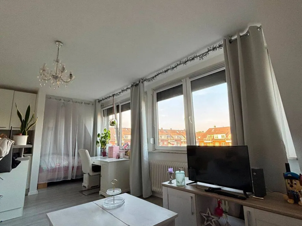 Hübsch u. modern: 1 Zi. Wohnung ab 01.11. frei