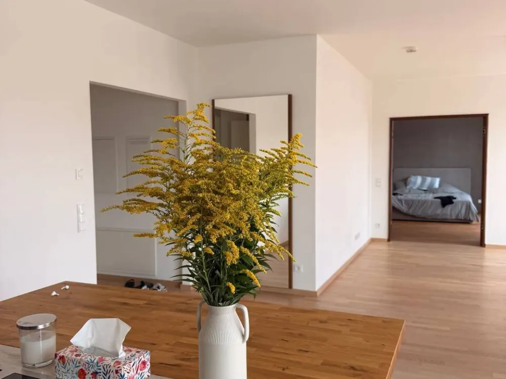 Moderne wohnung mit terrasse