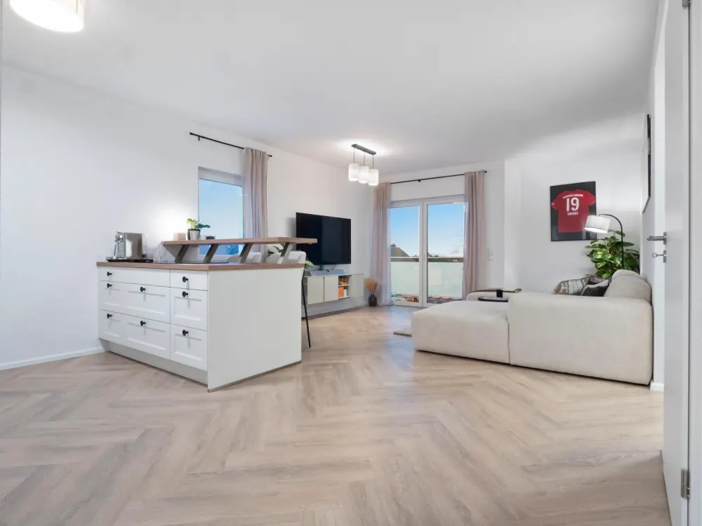 Hochwertige KfW40 3ZKB - inkl Küche - 2 Balkone - Herkulesblick