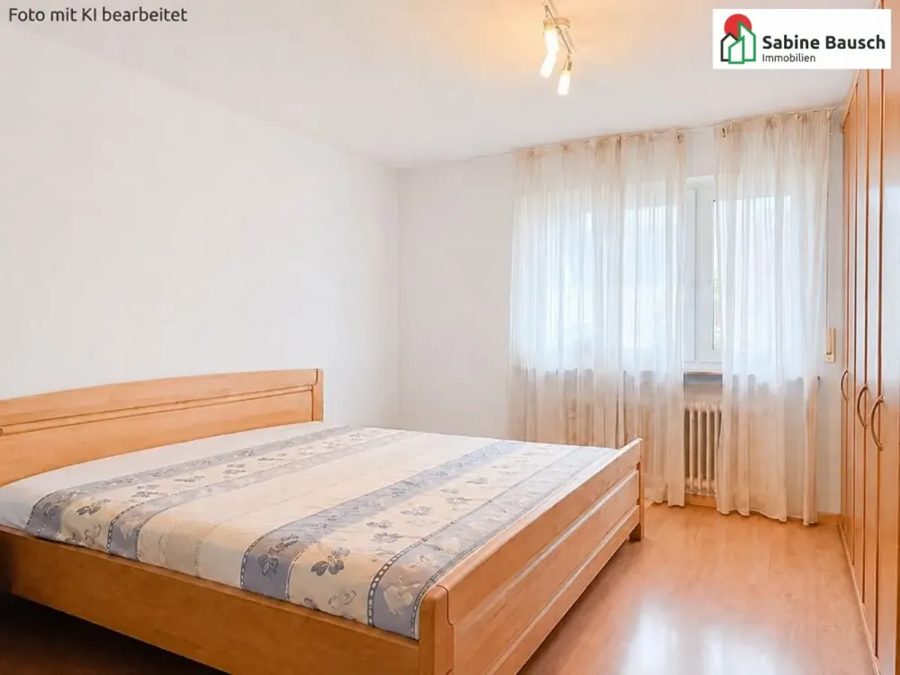 3,5 Zimmer mit Balkon und Garage