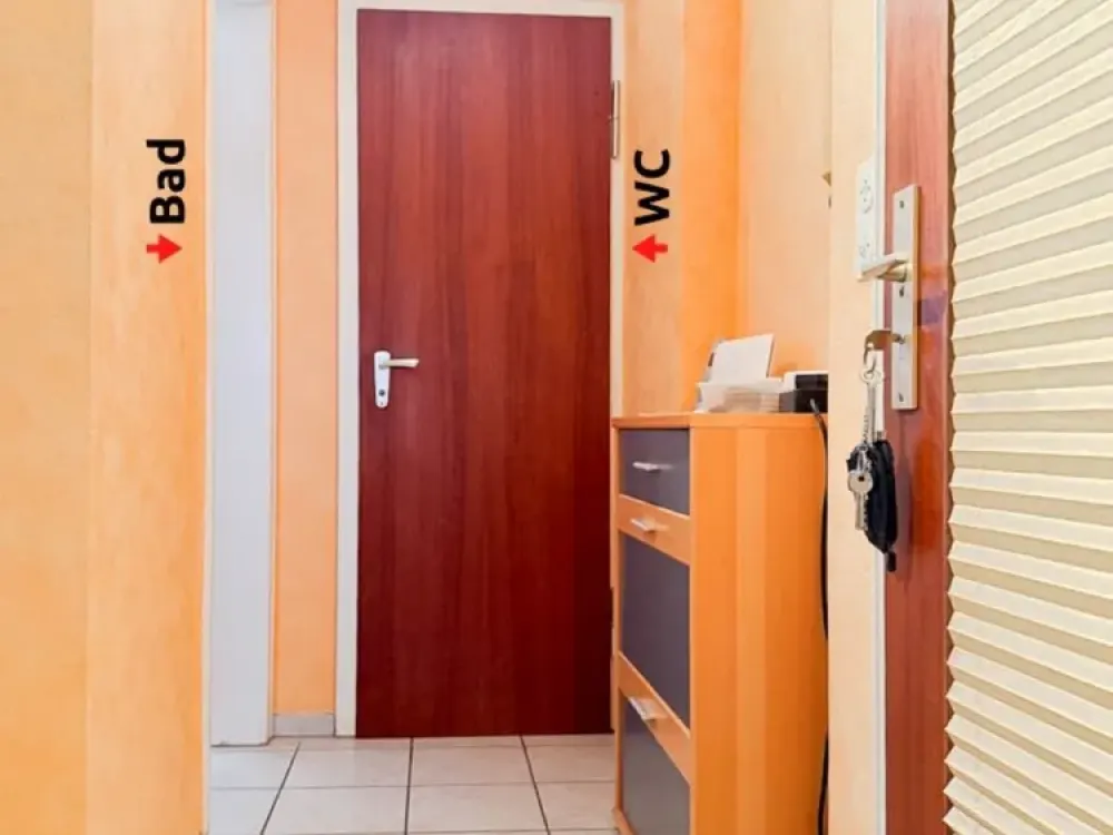 3,5 Zimmer mit Balkon und Garage