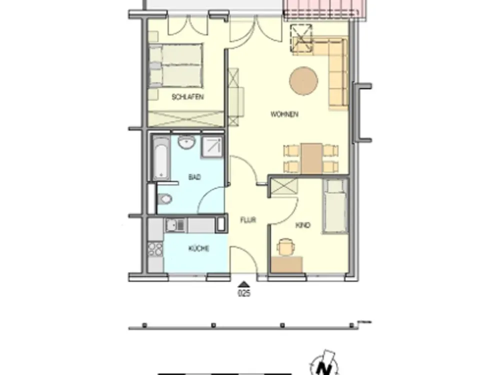 3 Zimmerwohnung inkl. Aufzug, Balkon und Carport in Wernau