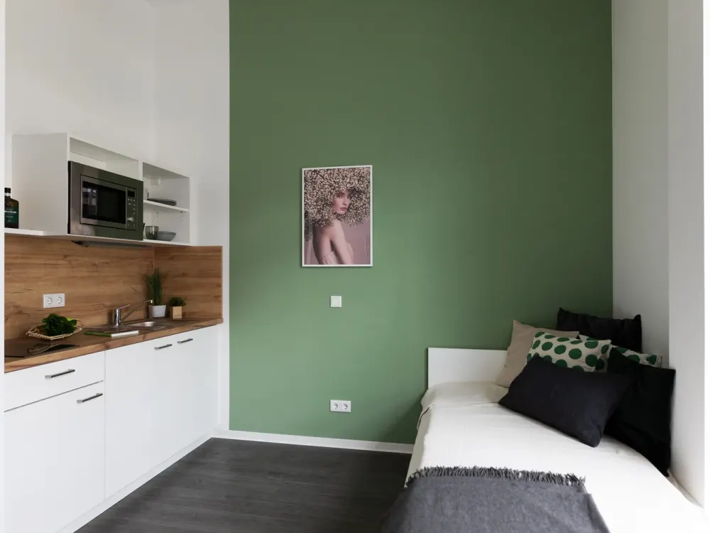 **Frühjahrs-Special** Möbliertes Apartment mit Terrasse in Düsseldorf- Rath!