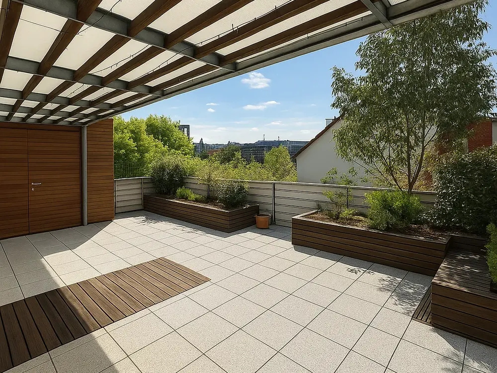 Großzügiges 221-m²-Penthouse in Düsseldorf-Lörick - 2 Dachterrassen, 2 TG-Stellplätze und