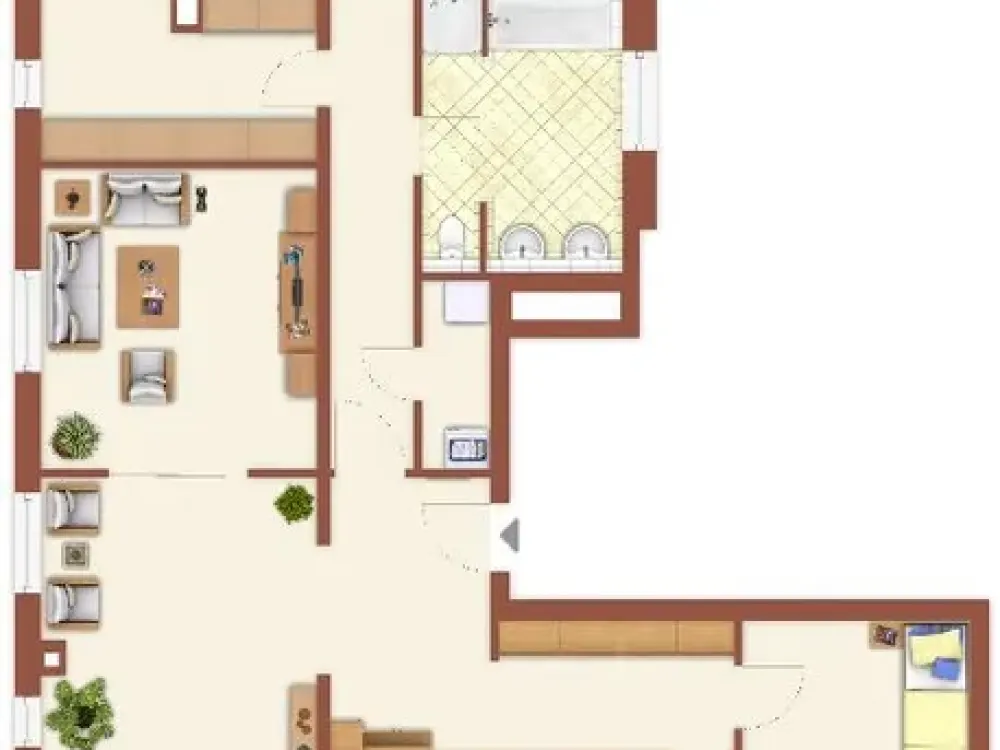Großzügiges 221-m²-Penthouse in Düsseldorf-Lörick - 2 Dachterrassen, 2 TG-Stellplätze und