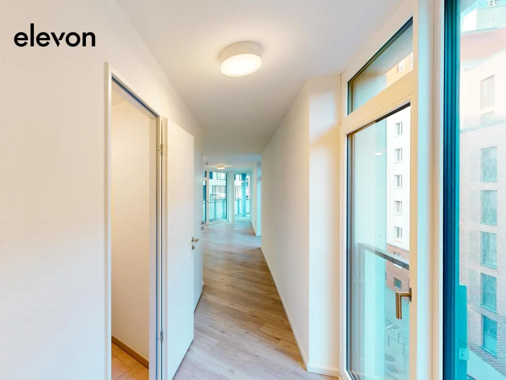 شقة أنيقة بغرفتين مع مطبخ مجهز حديث في elevon Hamburg City!