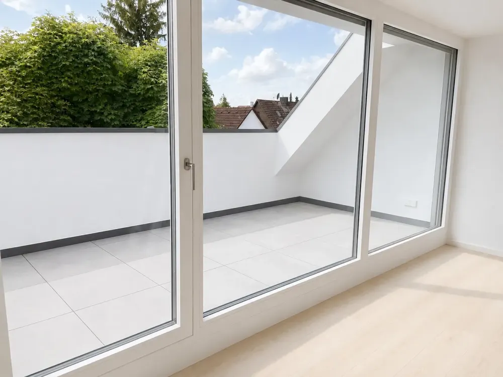 Lichtdurchflutetes stilvolles Wohnen mit uneinsehbarer Dachterrasse und Galerie in Untermenzing