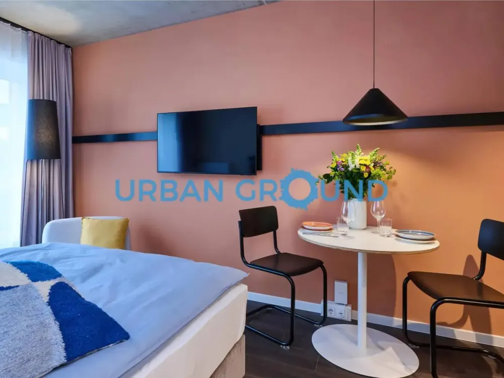 Mietrabatt - All-inclusive Miete - Voll möbliertes Studio in Charlottenburg mit Fitnessstudio und Coworking-Berei
