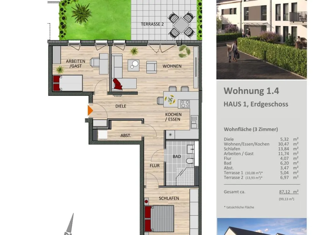 Gartenromantik im Schlebuscher Stadtzentrum