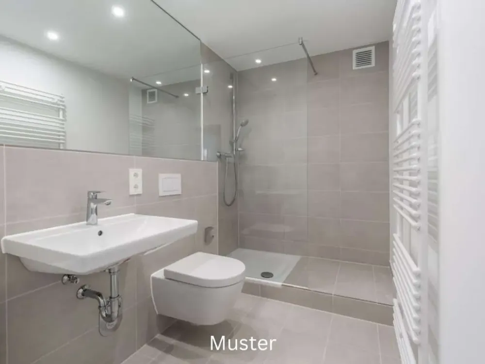 Hochwertig sanierte Wohnung mit Küche - Musterfotos!