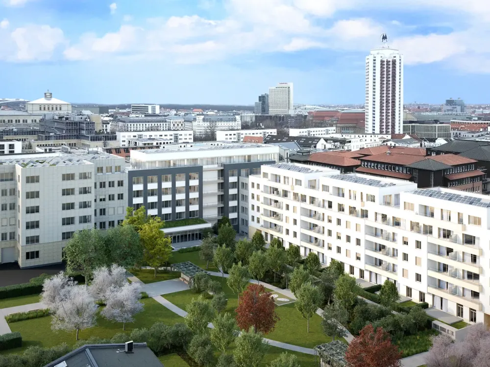 153,88 m² Gartentraumwohnung mit Südterrasse: 4 Zi. + Wohnküche + 2 Bäder + Gäste-WC
