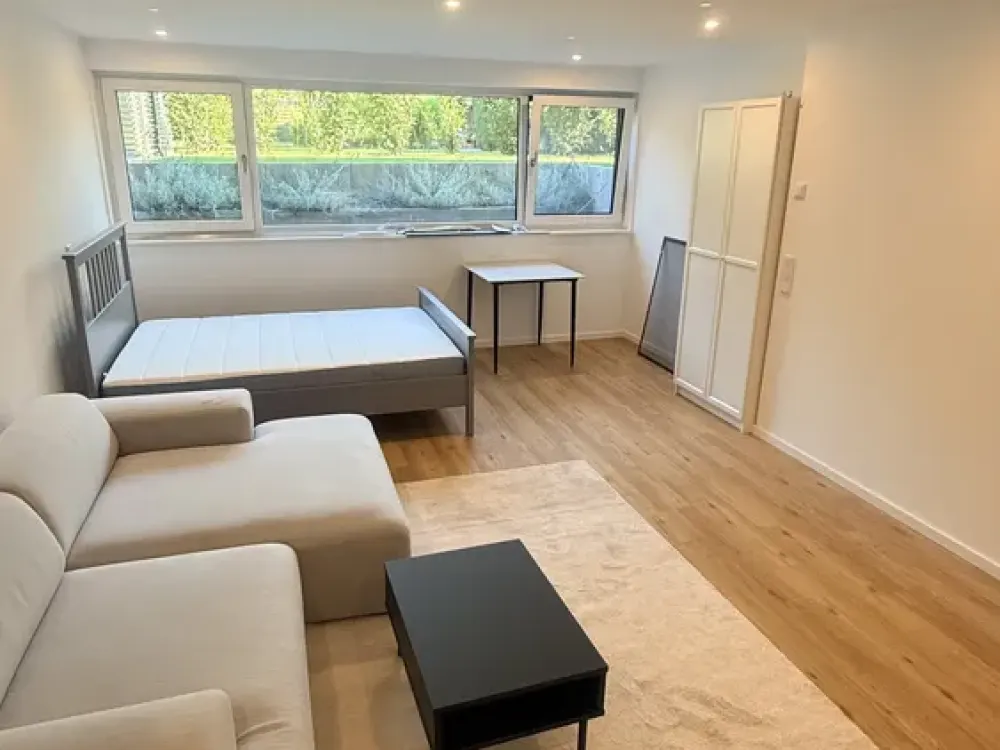 Modernes & möbliertes Wohnen im Neubau: Stilvolle 1-Zimmer-Wohnung mit 35m²