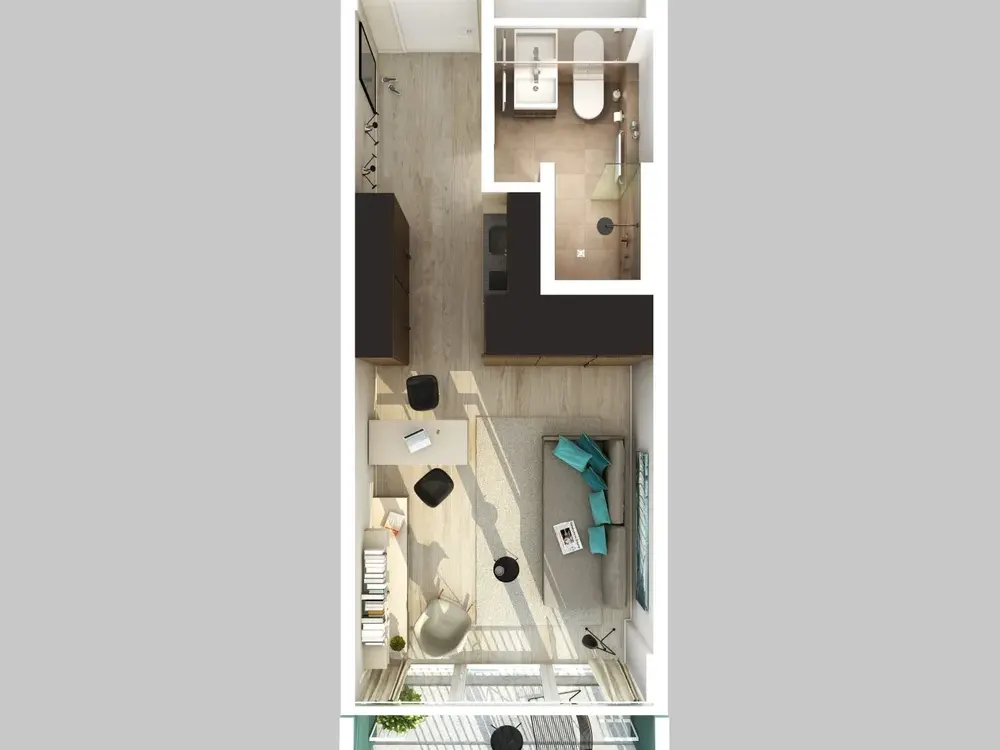 Bald einziehen! Kleines, feines Apartment in elegantem Haus / Schwabing
