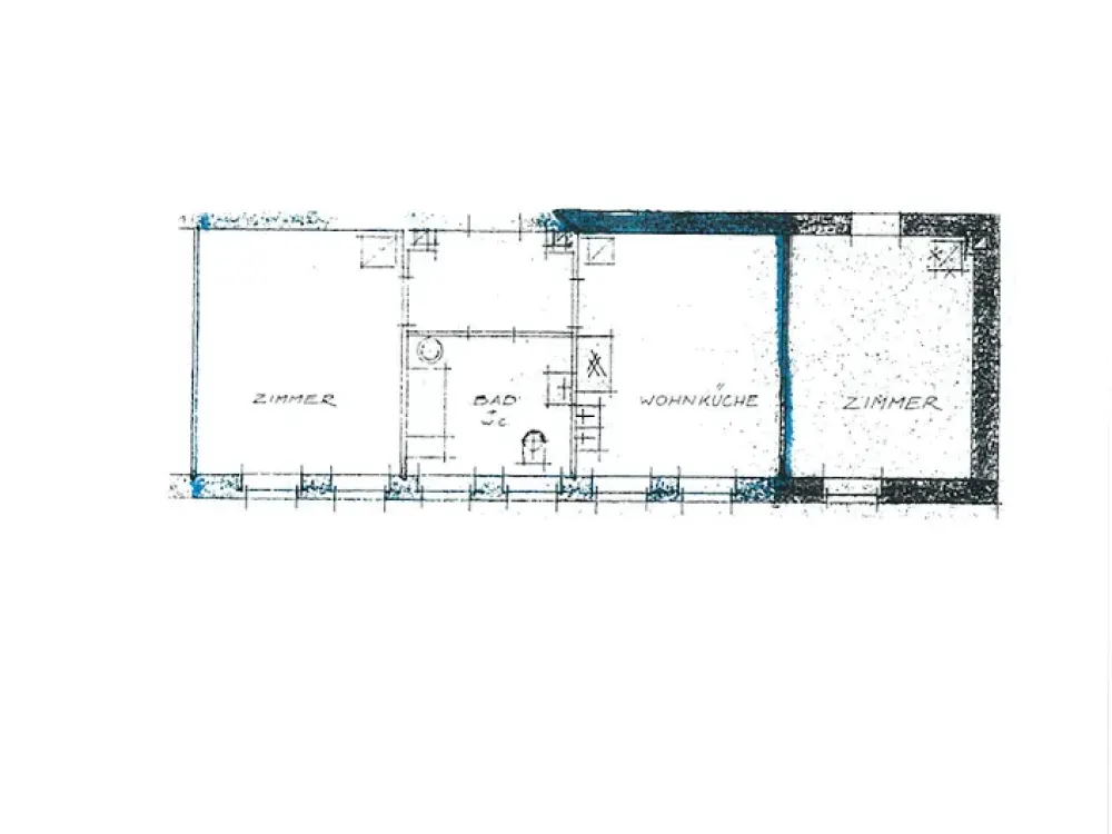 2 Zimmer Wohnung mit Südstadtflair