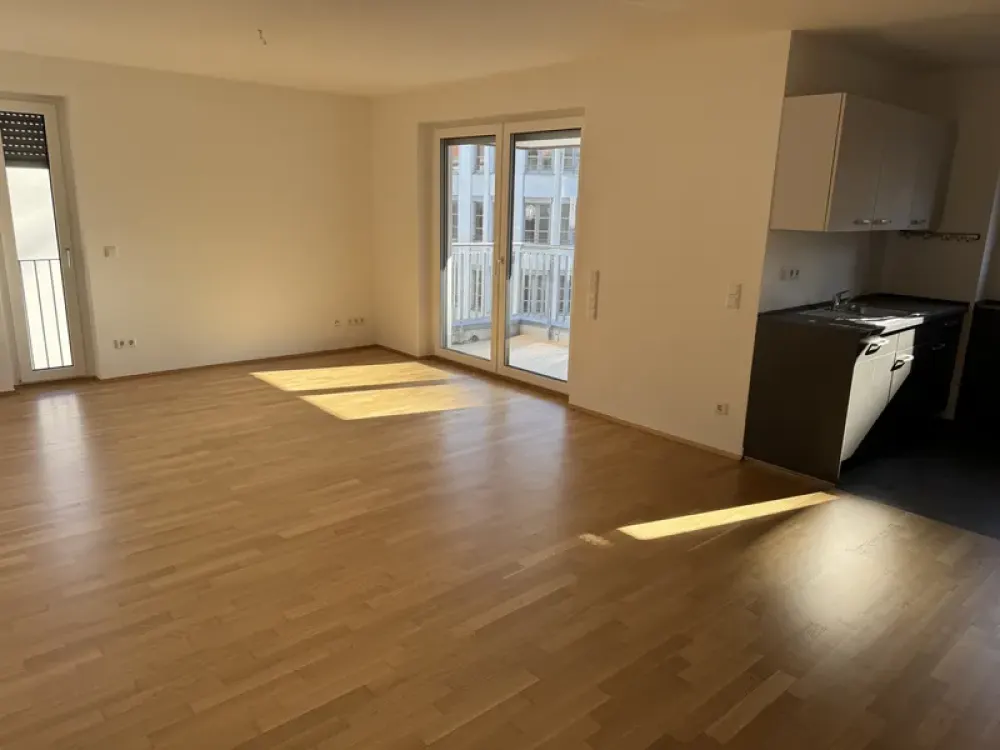 Moderne 3-Zimmer-Wohnung mit großem Balkon, 2 Bädern & TG-Stellplatz nahe Europaviertel