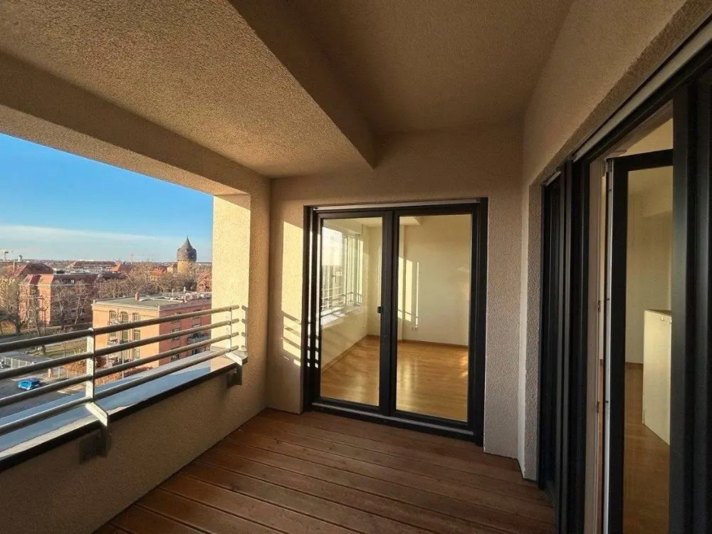 2-Zimmer-Wohnung in Leipzig-Gohlis | Südwest-Loggia | 6. OG | TG