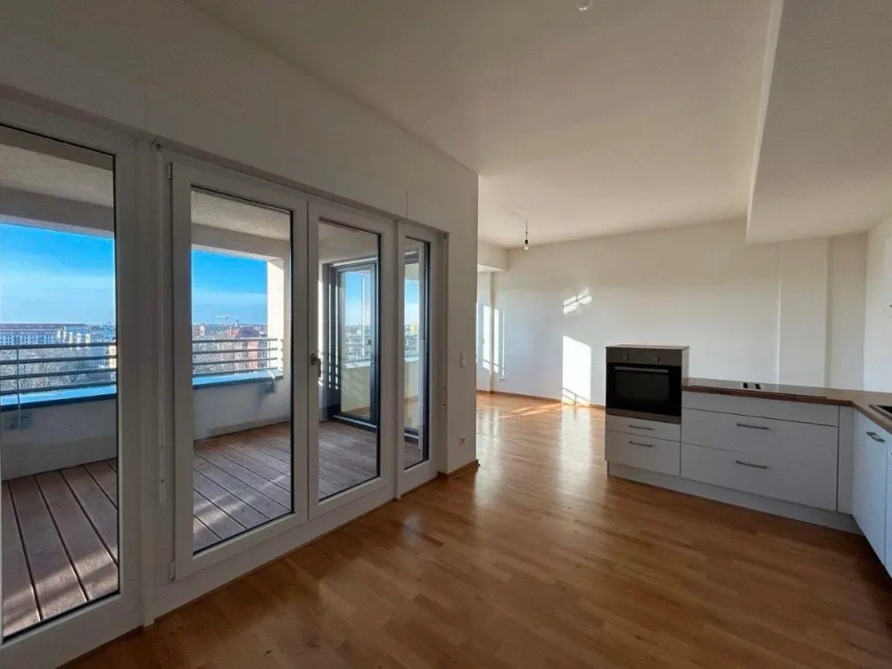 2-Zimmer-Wohnung in Leipzig-Gohlis | Südwest-Loggia | 6. OG | TG