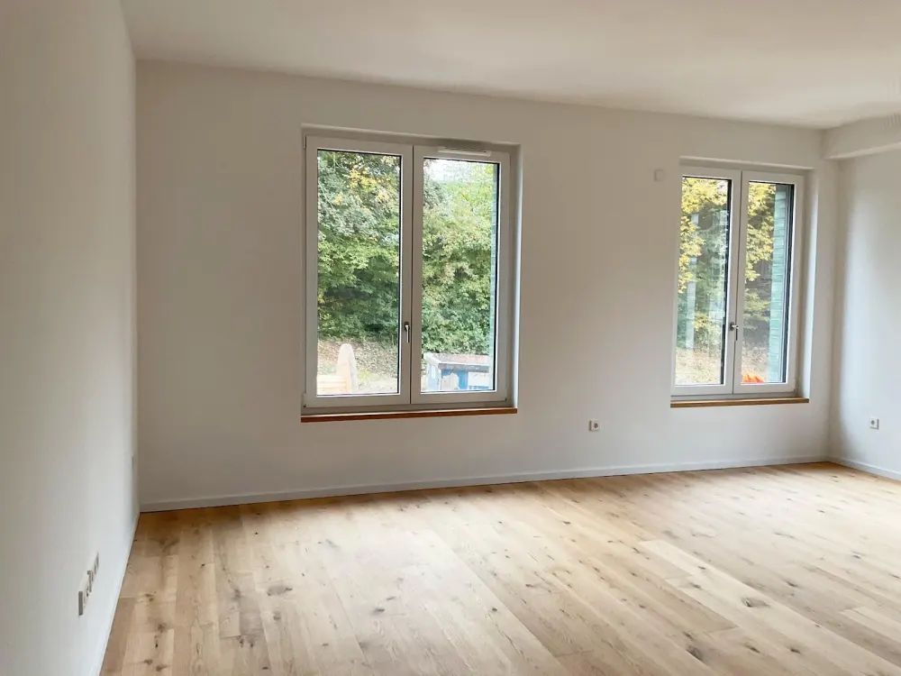 Barrierefrei wohnen mit Stil, moderne Neubauwohnung mit Terrasse, Einbauküche und Tageslichtbad