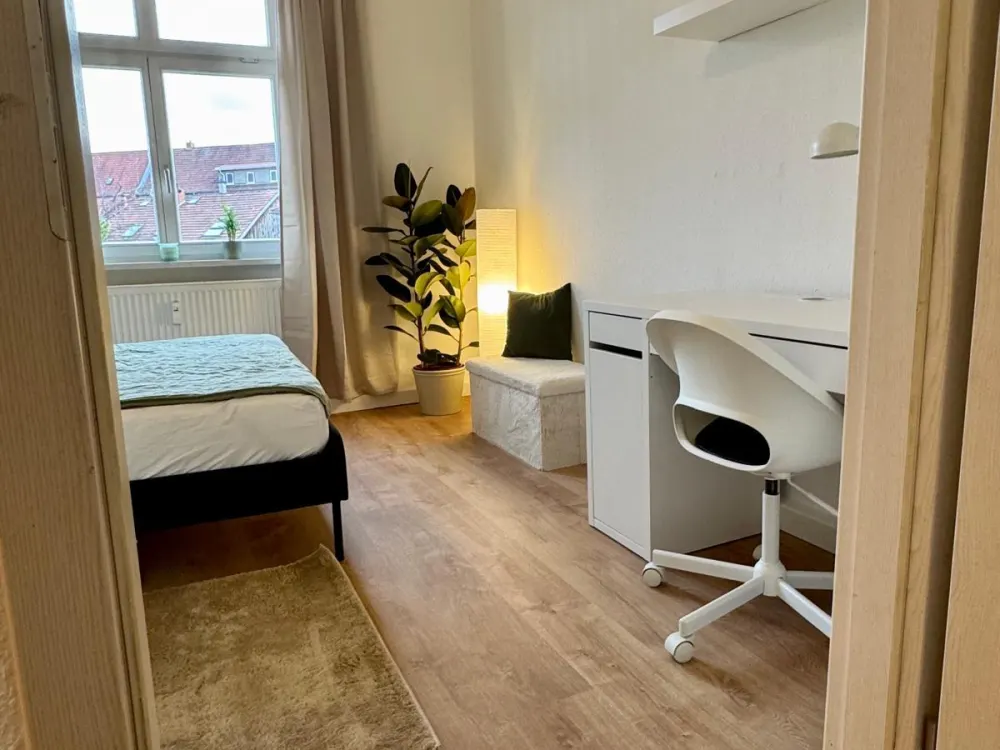 First occupancy after renovation: Furnished shared flat rooms in Erfurt, from 01.11