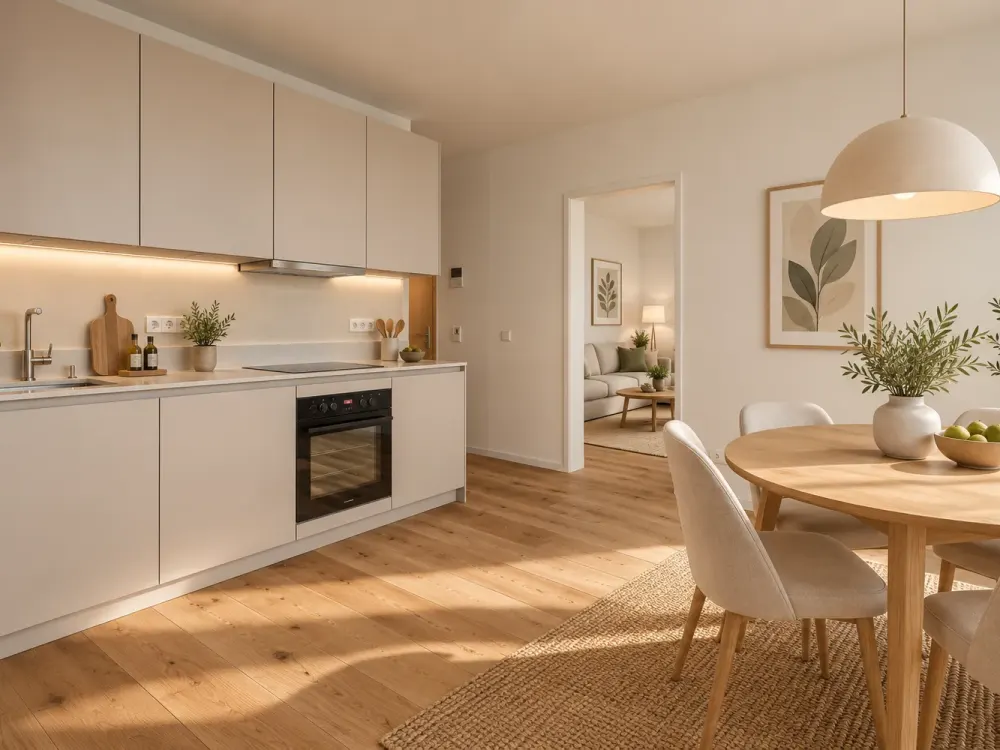 Maisonette mit Balkon im Weinbergsweg, 3 Zimmer & Einbauküche