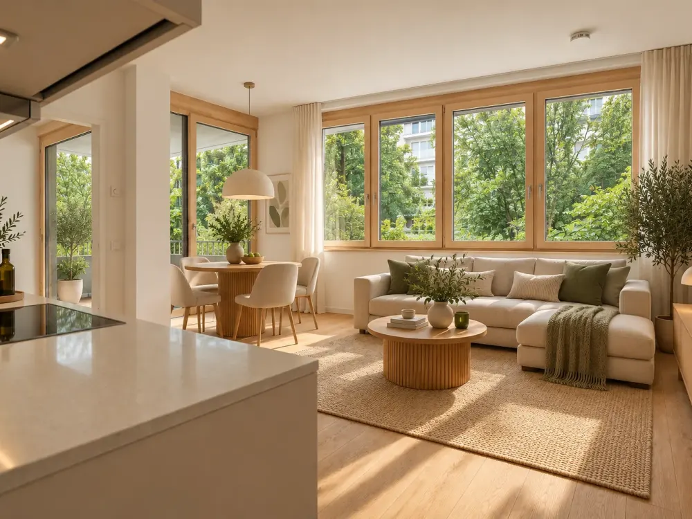 Maisonette mit Balkon im Weinbergsweg, 3 Zimmer & Einbauküche